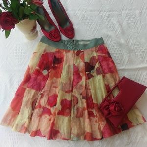 Ann Taylor Loft Floral Skirt